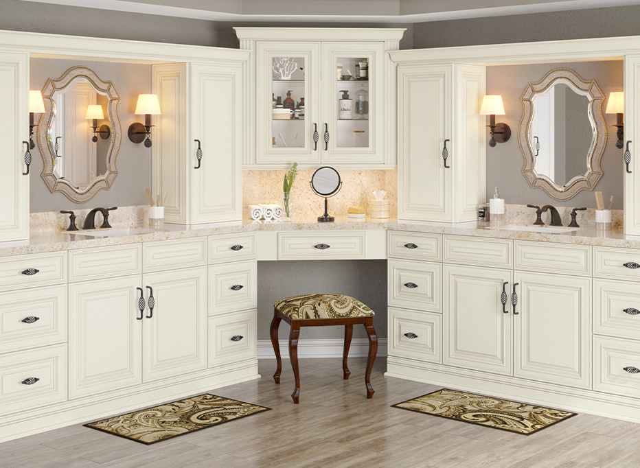 Charleston Cream - Ready to Assemble Bathroom Vanities