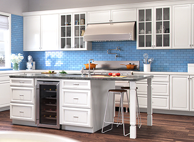 Concord Brilliant White - Ready to Assemble Kitchen Cabinets