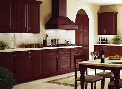 Concord Cherry Glaze - Ready to Assemble Kitchen Cabinets