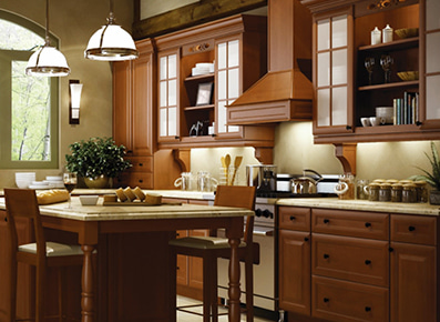 Concord Cinnamon Glaze - Ready to Assemble Kitchen Cabinets