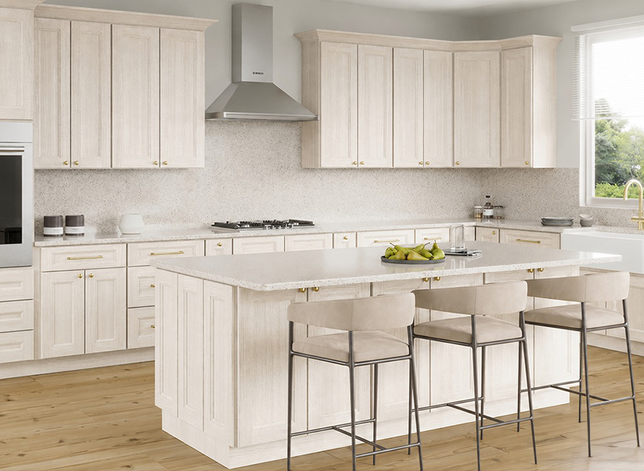 Easton Ivory Oak - Ready to Assemble Kitchen Cabinets