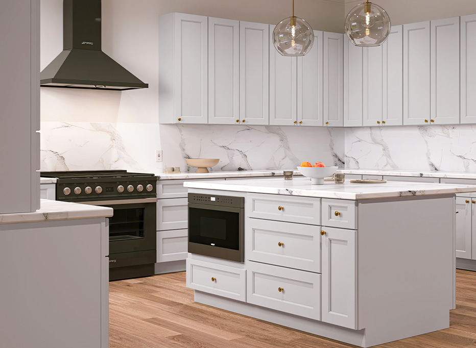 Malibu Nickel - Pre-Assembled Kitchen Cabinets