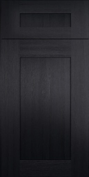 Newport Blaze Black Shaker Front Door