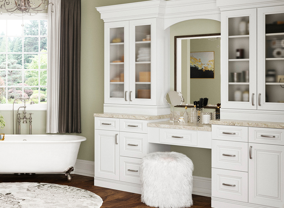 Newtown White - Ready to Assemble Bathroom Vanities