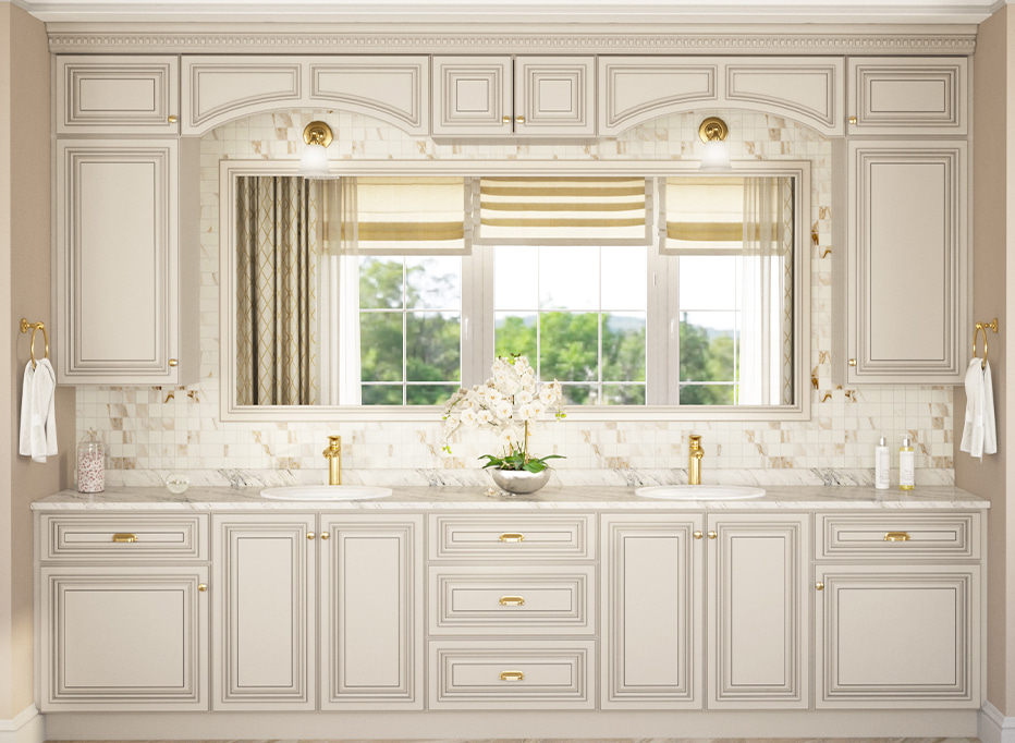 Pearl Glaze - Ready to Assemble Bathroom Vanities