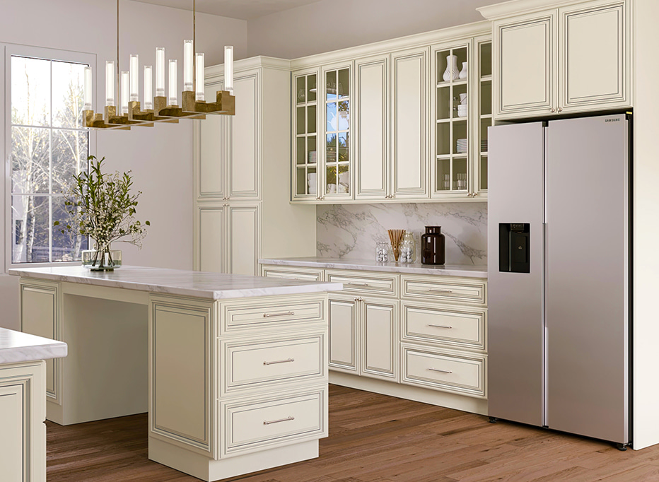 Pearl Glaze - Ready to Assemble Kitchen Cabinets