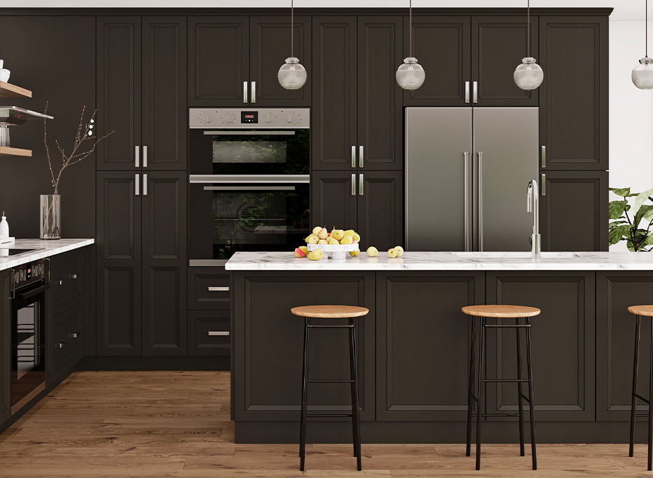 Princeton Cobblestone - Pre-Assembled Kitchen Cabinets