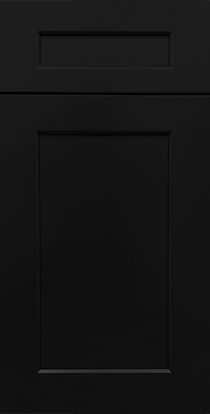 Salem Black Shaker Front Door