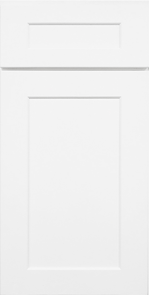 Salem White Shaker door profile