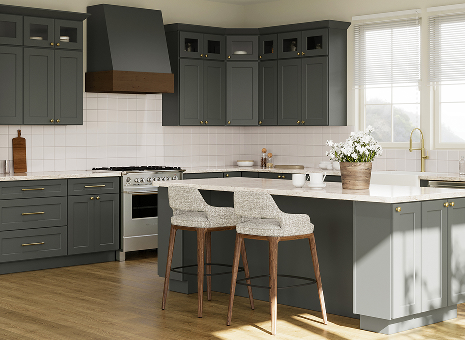 Salem Ivy Shaker - Ready to Assemble Kitchen Cabinets