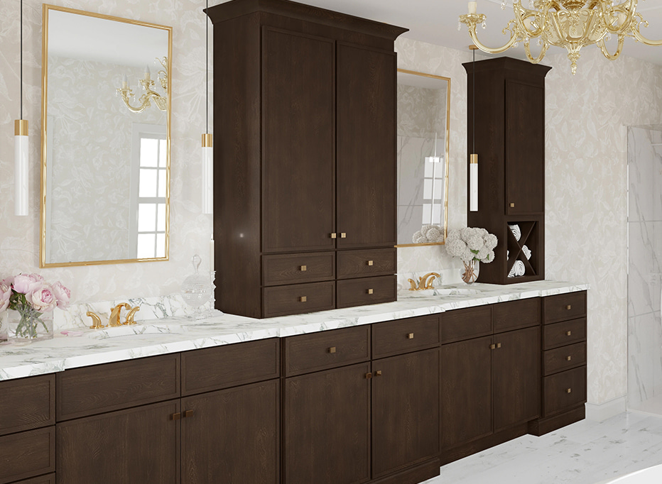 Sonoma Slim Kona Shaker - Pre-Assembled Kitchen Cabinets