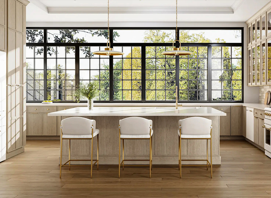 Sonoma Slim Desert Oak Shaker - Pre-Assembled Kitchen Cabinets