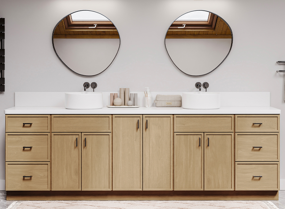 Sonoma Slim Timber Shaker - Pre-Assembled Kitchen Cabinets