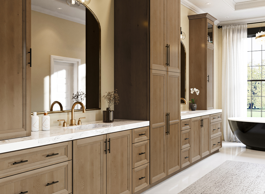 Springfield Toffee - Ready to Assemble Bathroom Vanities
