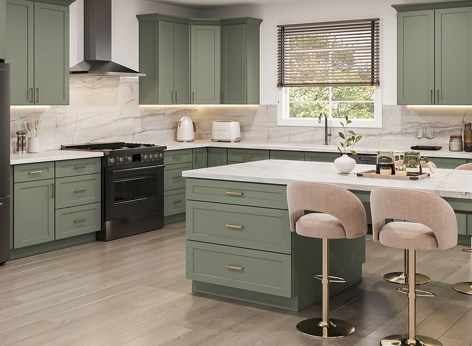 Summit Hazel Shaker - Ready to Assemble Kitchen Cabinets