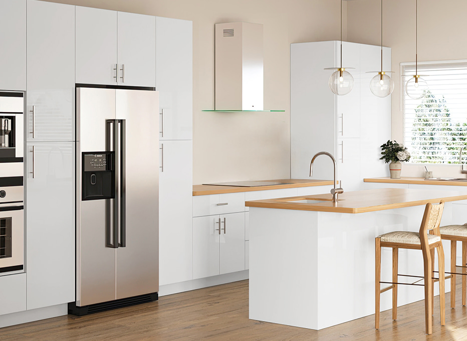 Ultra White - Pre-Assembled Kitchen Cabinets
