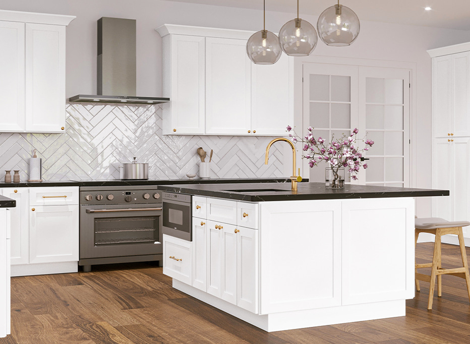 Victoria White Shaker - Ready to Assemble Kitchen Cabinets