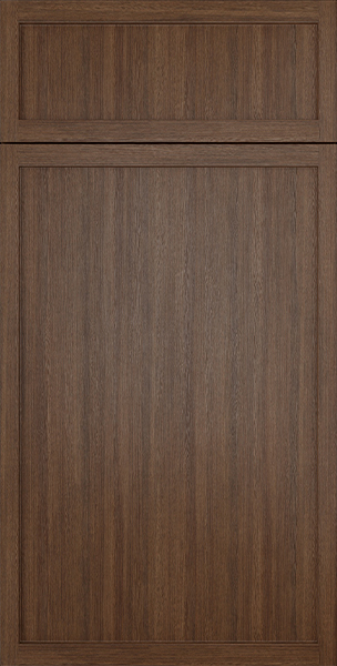 York Slim Brown Shaker door profile