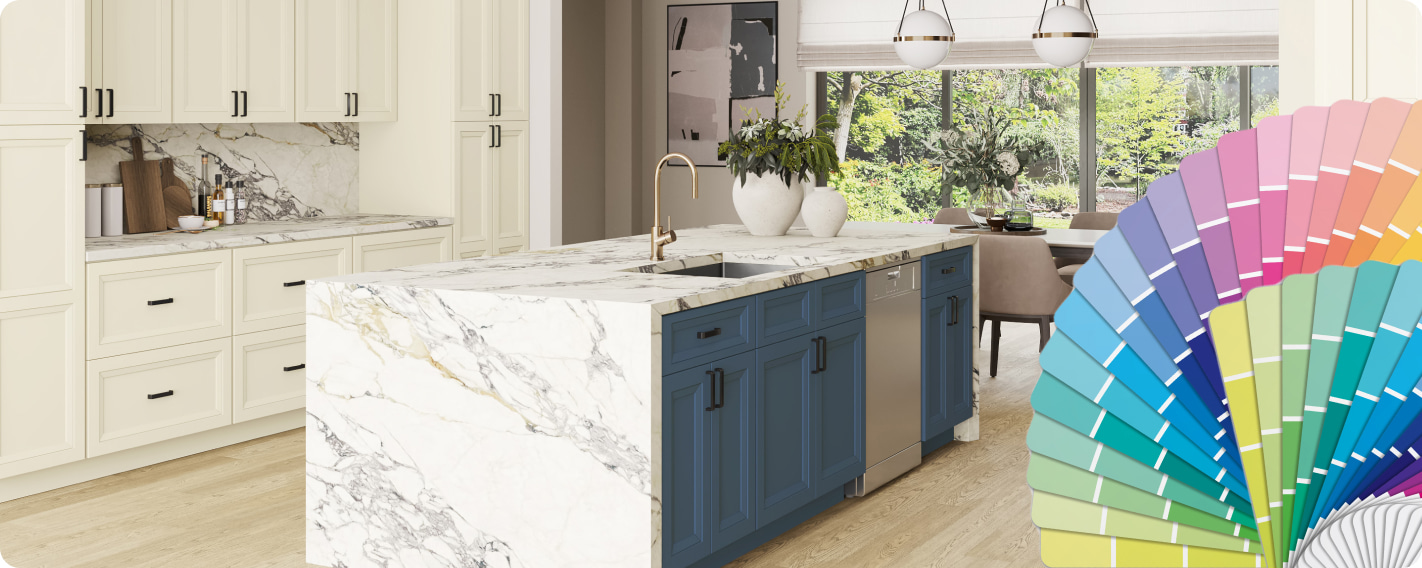 Custom Color Cabinets