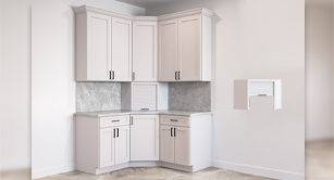 Corner Appliance Cabinet