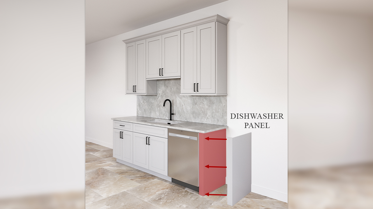 Dishwasher End Panel