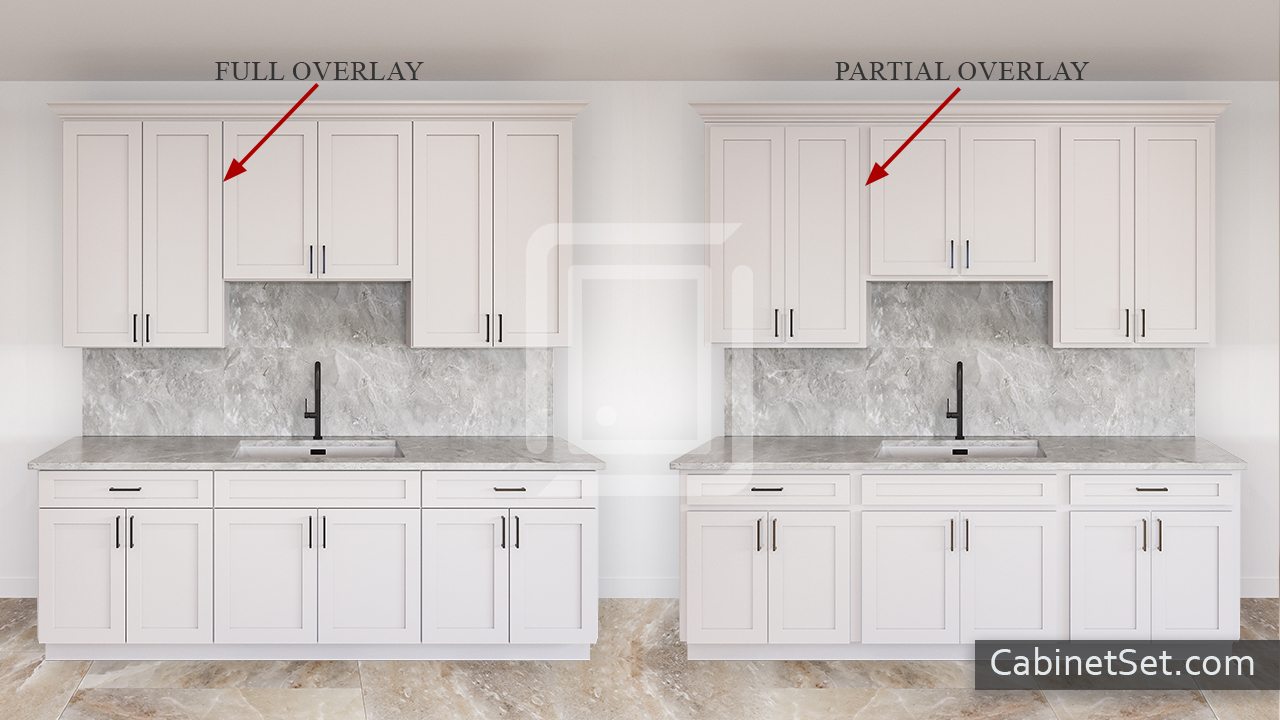 Full vs Partial Overlay Cabinets