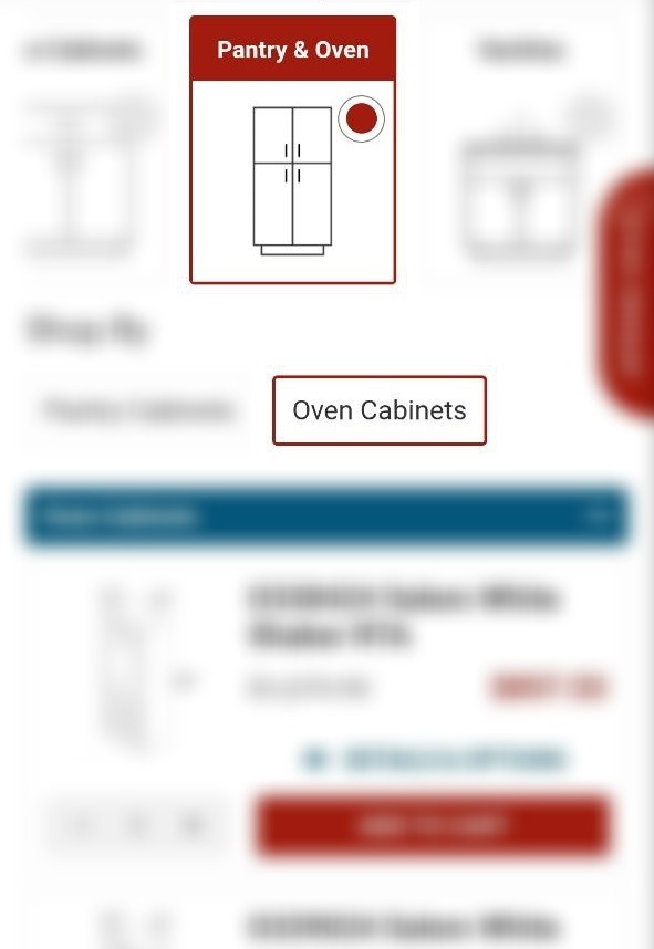 Single Oven Cabinets