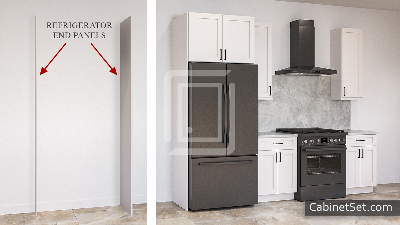 Refrigerator End Panel