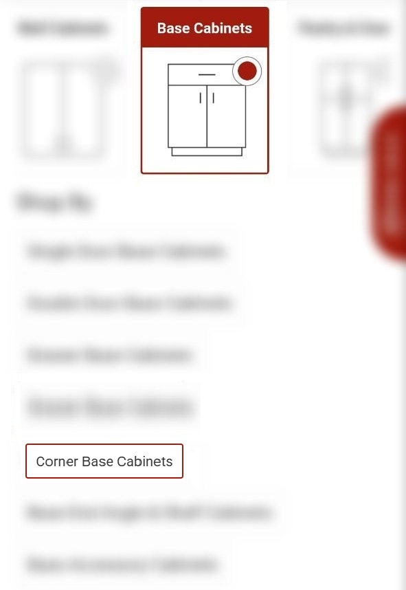 Sink Base Cabinets