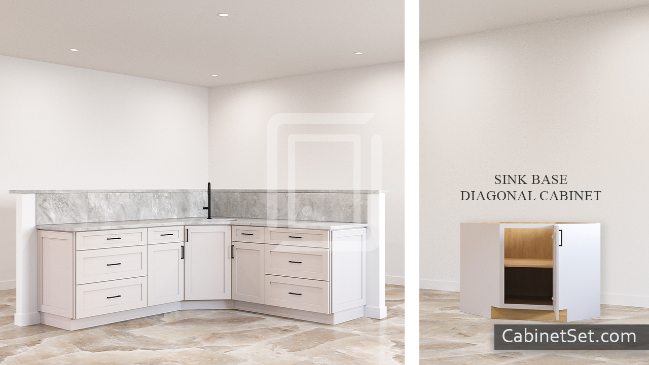 Sink Base Diagonal Cabinet