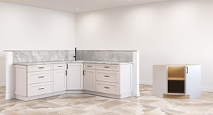 Sink Base Diagonal Cabinet