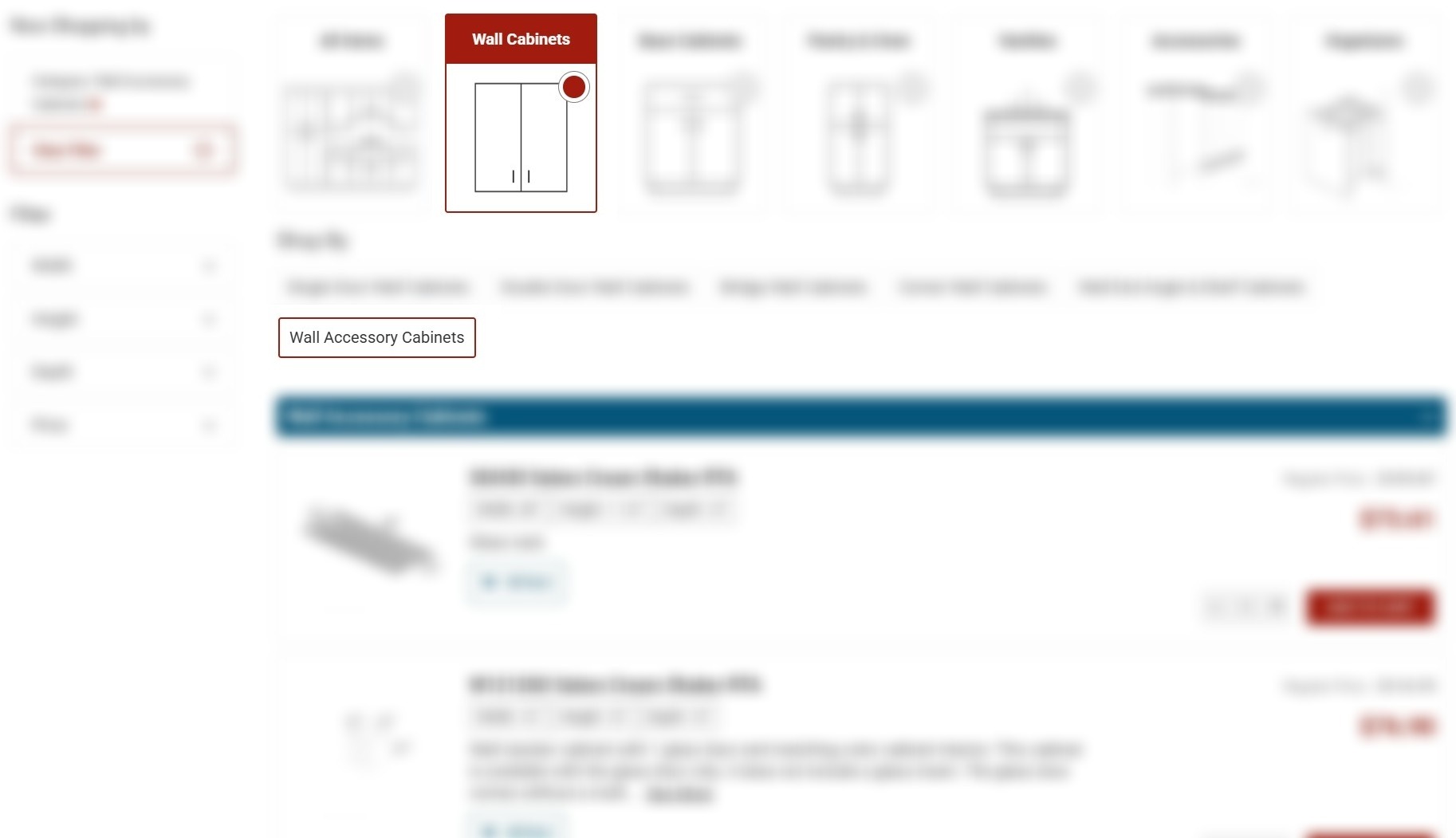 Wall Appliance Cabinets