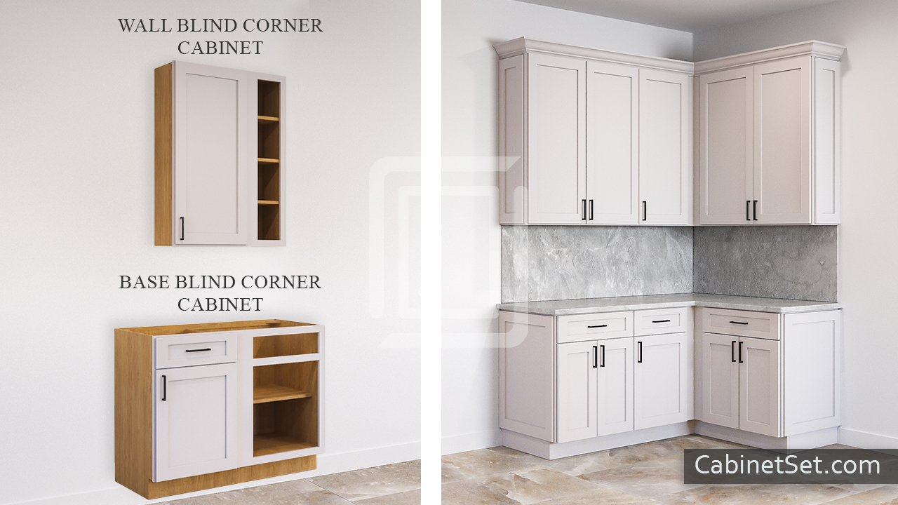 Wall and Base Blind Cabinets