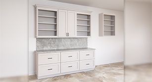 Wall Open Shelf Cabinets