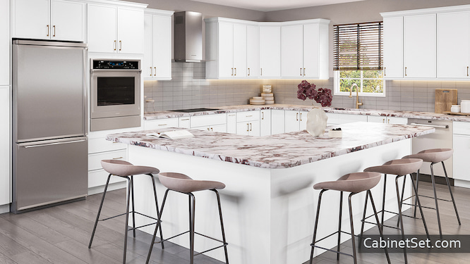 Dayton Slim White Shaker