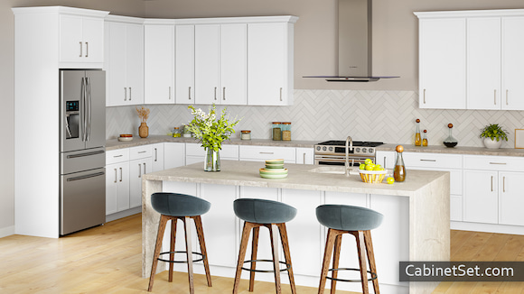 York Slim White Shaker